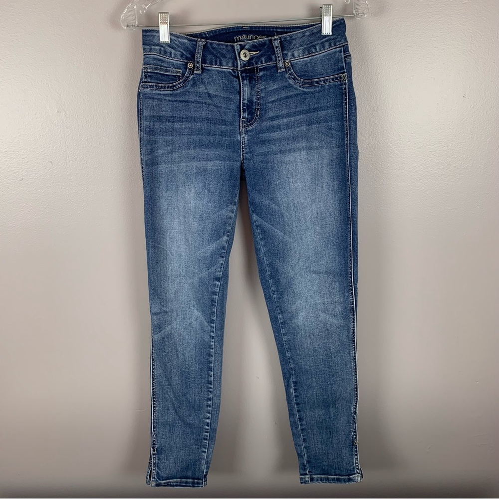 Maurices Skinny Jeans Split Hem Small Regular